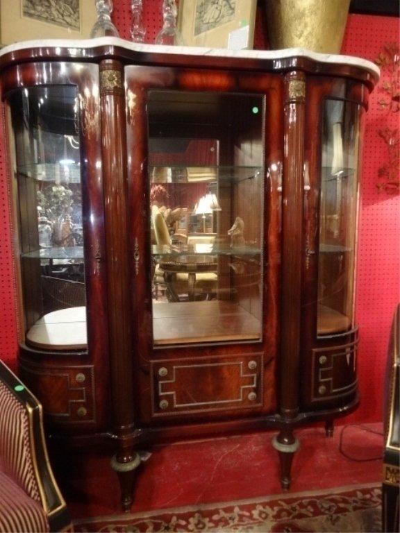 FRENCH EMPIRE STYLE CABINET, GILT BRONZE MOUNTS, 1.5" (1 of 9)