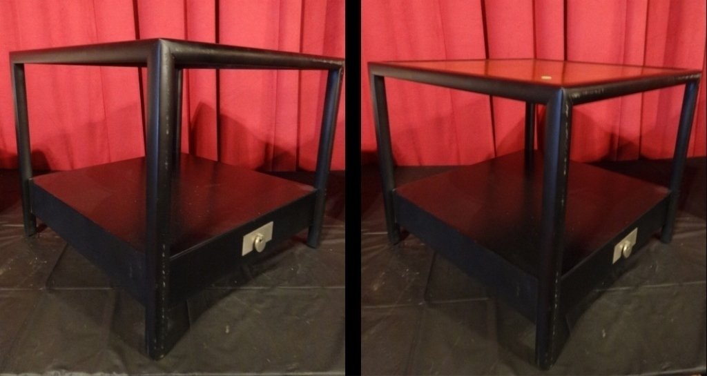 PAIR MICHAEL TAYLOR FOR BAKER TABLES WITH SINGLE (1 of 6)