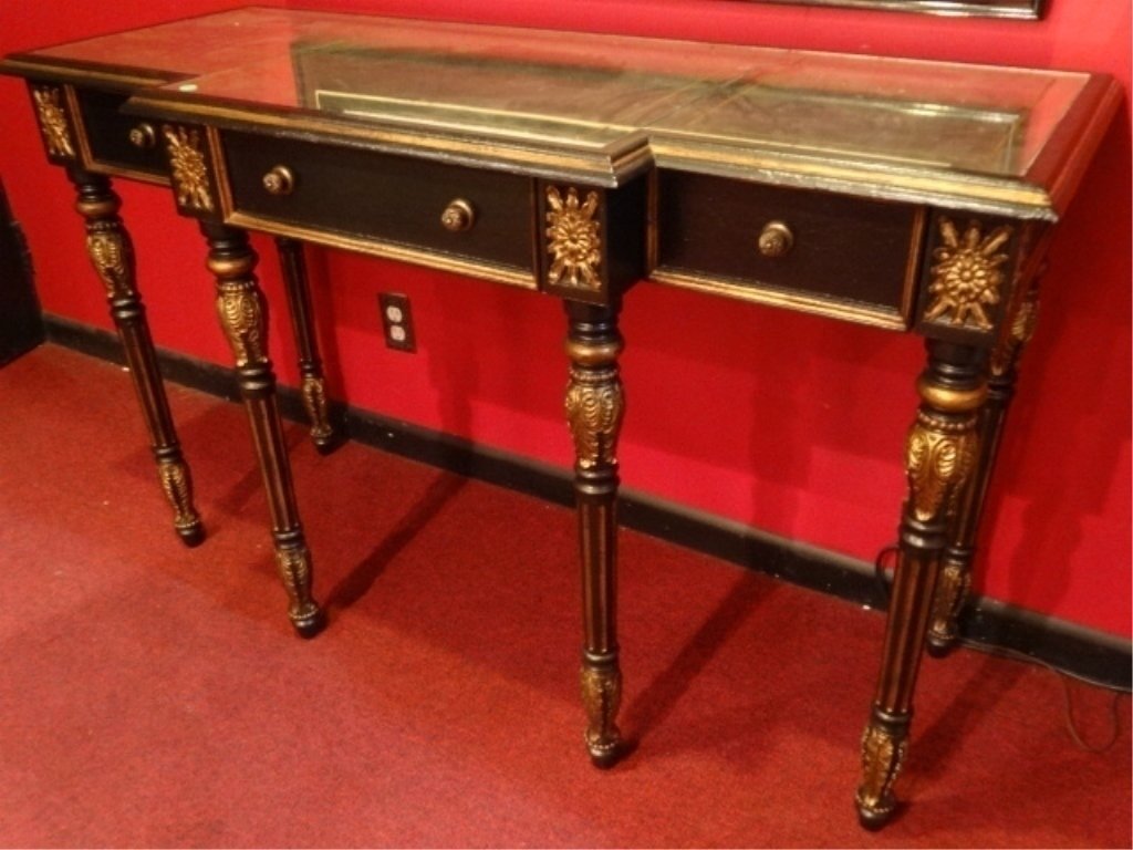 JOHN RICHARD GILDED & MIRRORED CONSOLE TABLE, MIRRORED (1 of 10)