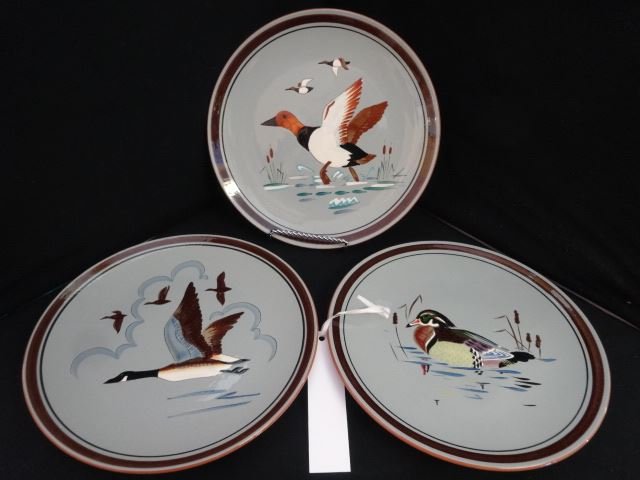 3 PC STANGL POTTERY DUCK PLATES, PREVIEW AT OUR 2400 E. (1 of 6)