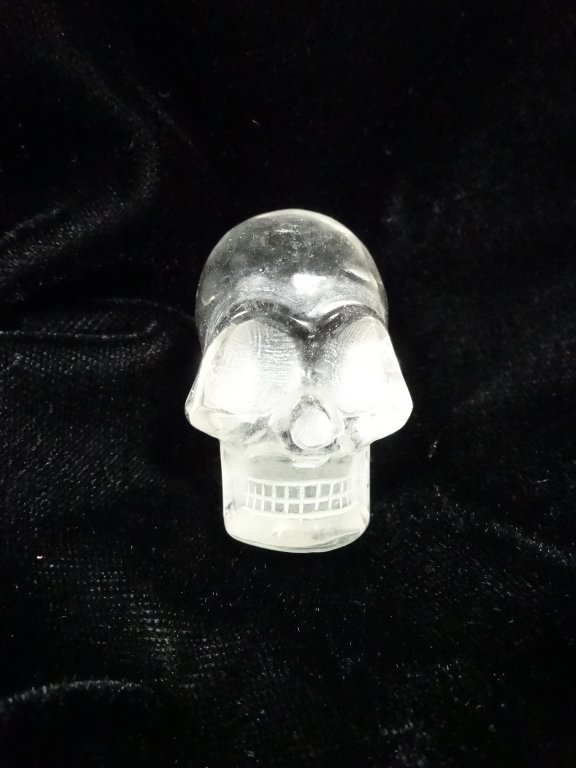SMALL TIBETAN CRYSTAL SKULL, 1.75": SMALL TIBETAN CRYSTAL SKULL, 1.75"