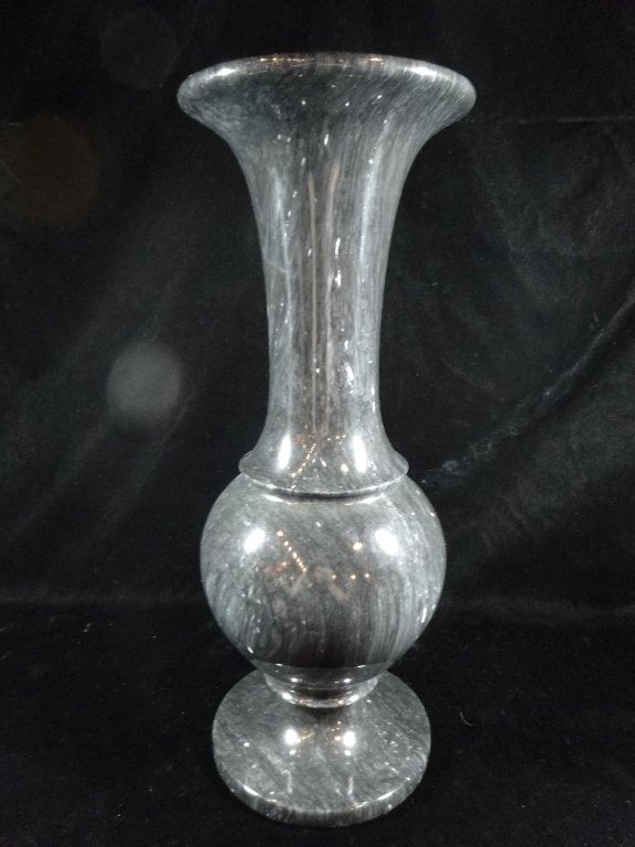 LARGE SOLID MARBLE VASE, 16"H, SKU255.37 (1 of 4)