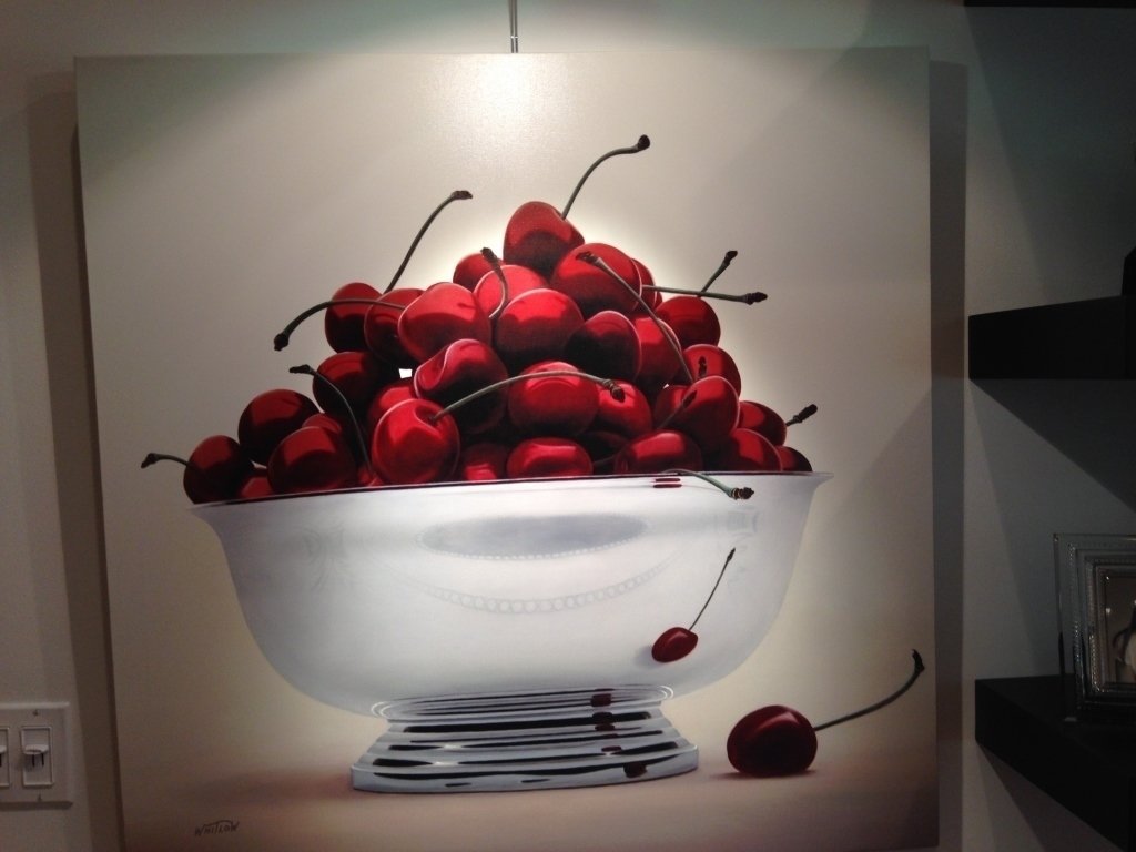 MICHAEL WHITLOW GICLEE ON CANVAS, "LIFE IS A BOWL OF (1 of 9)