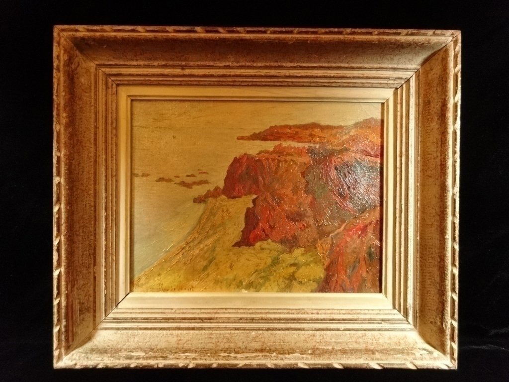 WORKSHOP OF CLAUDE MONET OIL PAINTING ON CANVAS, (1 of 8)