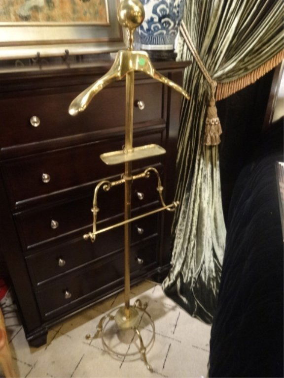 VINTAGE BRASS VALET, VERY GOOD VINTAGE CONDITION, (1 of 5)