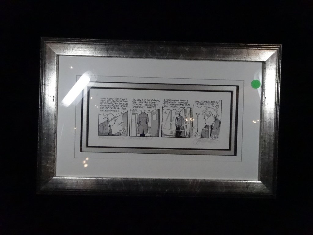 LYNN JOHNSTON ORIGINAL COMIC STRIP ART, FOUR PANEL (1 of 8)