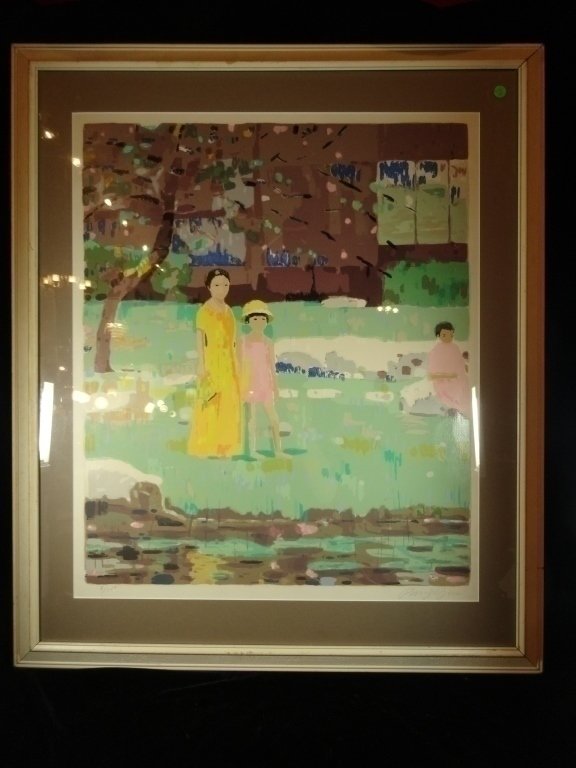 PANG JEN (CHINESE, B. 1968) LIMITED EDITION LITHOGRAPH, (1 of 8)