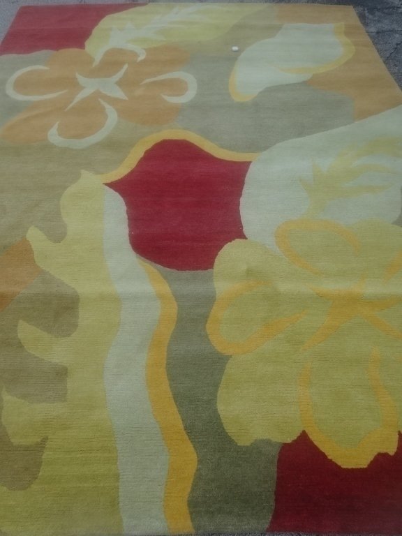 NEPALESE/TIBETAN WOOL RUG BY INDICH COLLECTION, 100% (1 of 5)