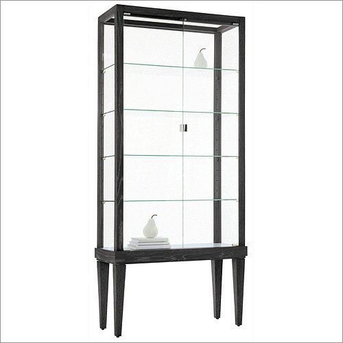 ARTERIORS DAPHNE BLACK OAK DISPLAY CABINET, WITH GLASS (1 of 6)