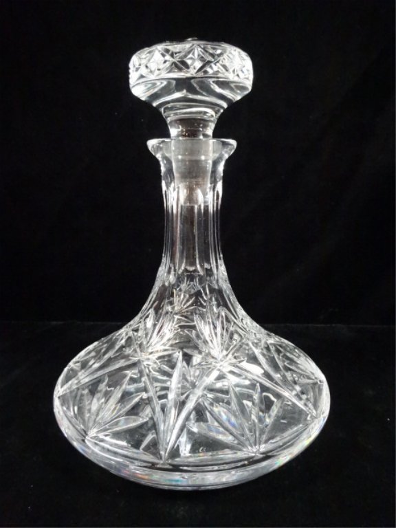 ATLANTIS CRYSTAL SHIP'S DECANTER, APPROX 10"H (1 of 4)