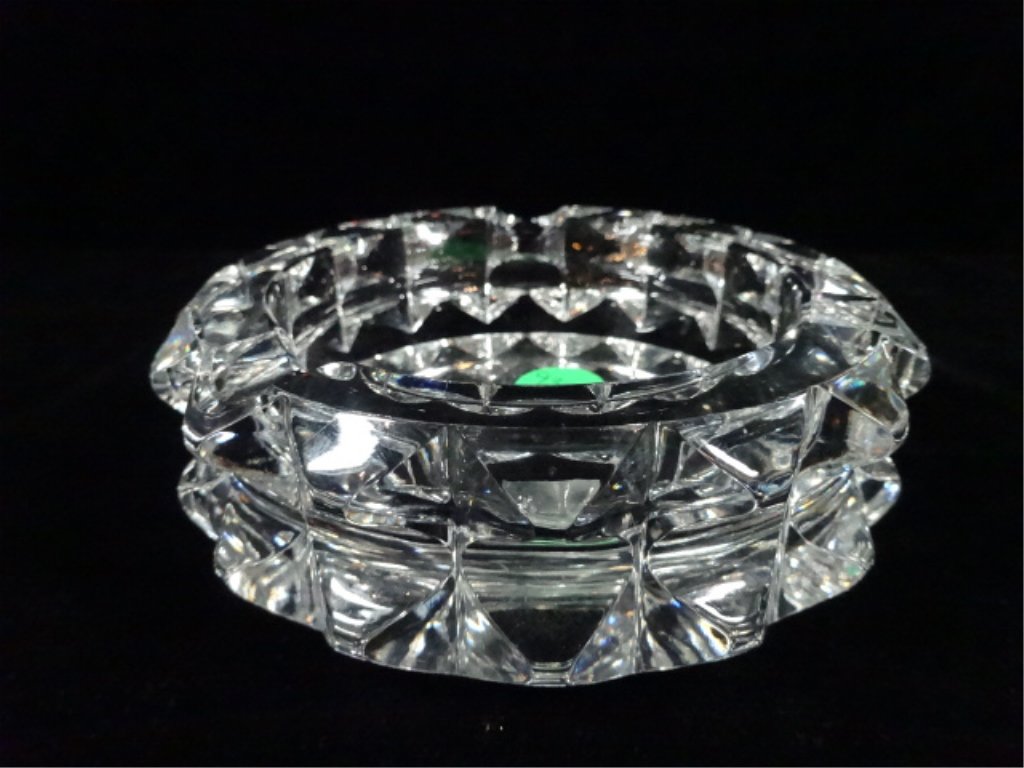 ROSENTHAL CRYSTAL ASHTRAY, APPROX 5" DIAMETER (1 of 3)