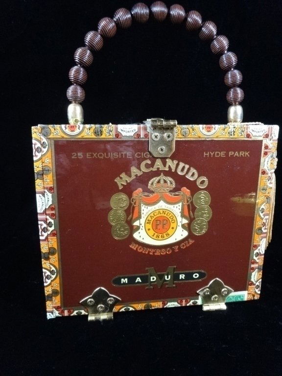 CIGAR BOX PURSE, APPROX 9.5"H, SKU255.44 (1 of 6)