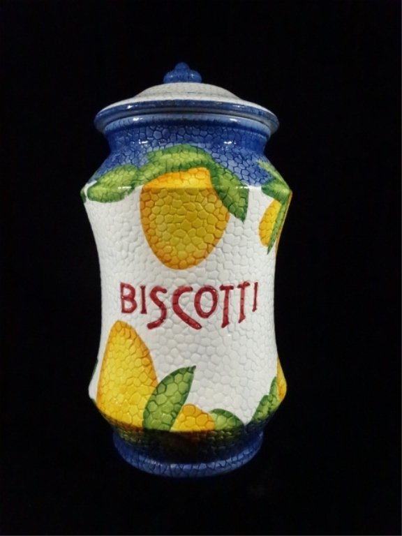 BISCOTTI COOKIE JAR, APPROX 12.25"H, SKU356.02 (1 of 5)