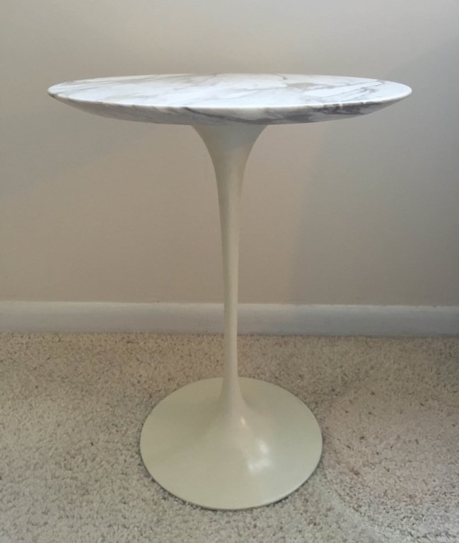 FLORENCE KNOLL EERO SAARINEN TULIP TABLE, MID CENTURY (1 of 5)