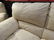 3 PC LEATHER SOFA, CHAIR, AND OTTOMAN, OFF WHITE - 8