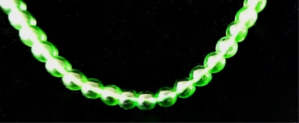 SOUTHEAST ASIAN GLASS BEAD NECKLACE, APPROX 22"L, (1 of 2)