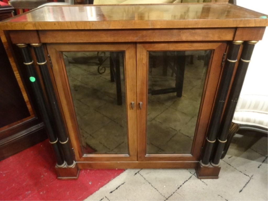 VINTAGE CABINET WITH EBONIZED AND GILT COLUMNS, 2 (1 of 6)