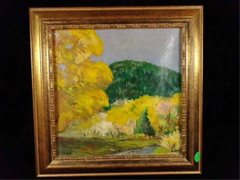 JOSEPH HENRY SHARP LANDSCAPE PAINTING ON CANVAS, FALL (1 of 7)