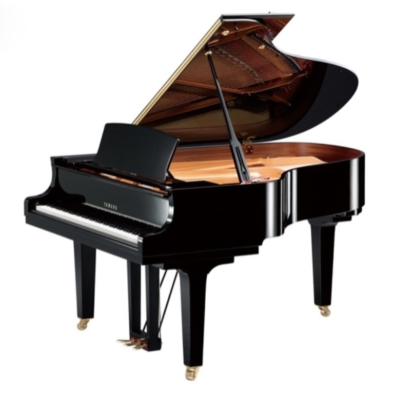 YAMAHA G5 GRAND PIANO 6'6" IN GLOSS EBONY FINISH, WITH (1 of 7)