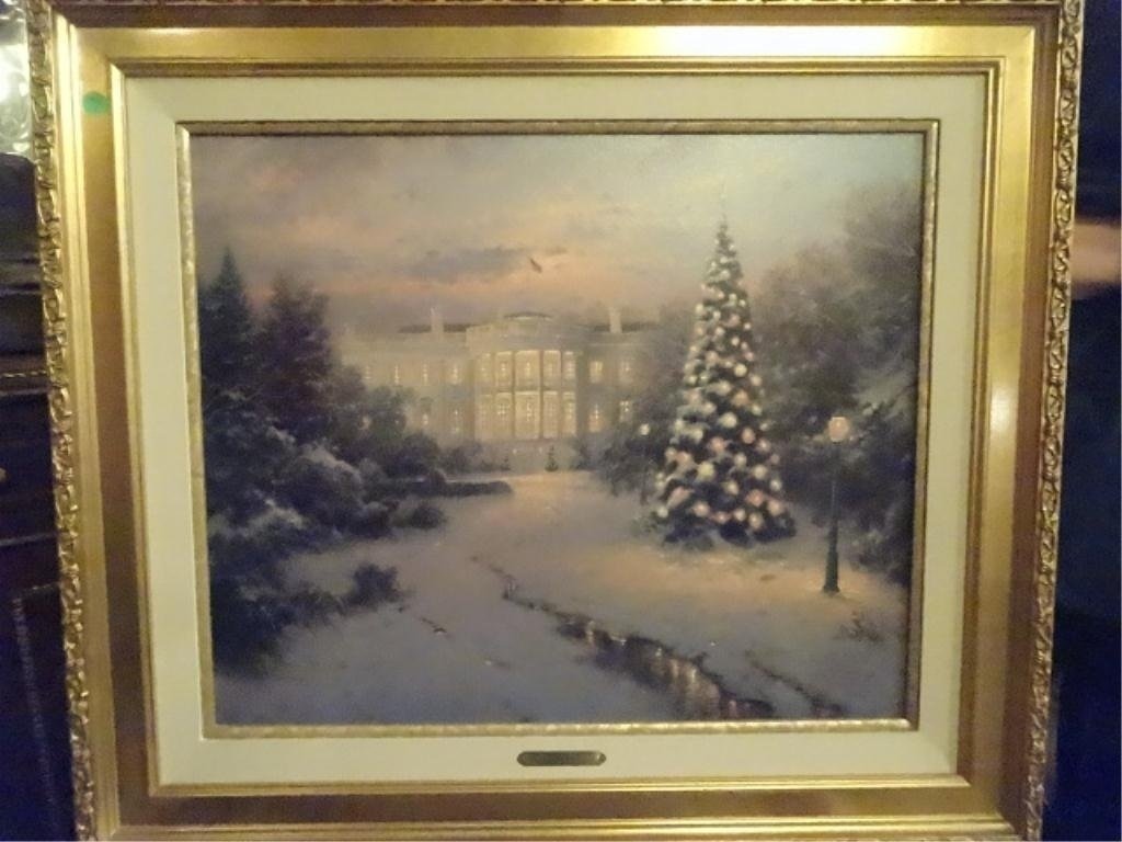 THOMAS KINKADE LIMITED EDITION GICLEE ON CANVAS, (1 of 10)