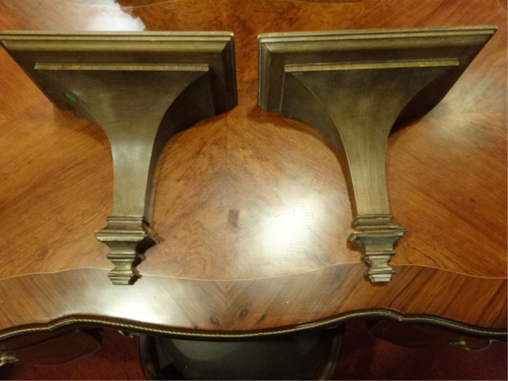 PAIR NEOCLASSICAL WALL BRACKETS, EXCELLENT GENTLY USED (1 of 6)