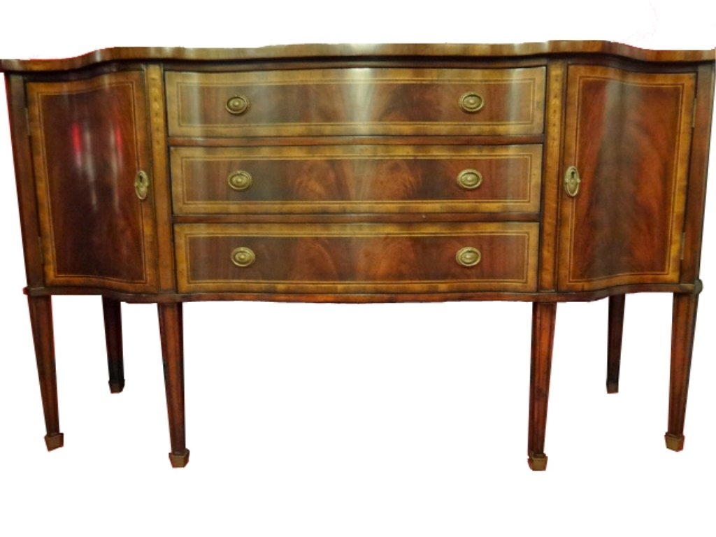 JONATHAN CHARLES BUCKINGHAM MAHOGANY SIDEBOARD, REGENCY (1 of 10)