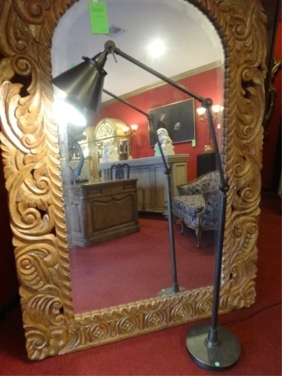 ADJUSTABLE METAL FLOOR LAMP, APPROX 5.5'H, SKU320.21 (1 of 4)