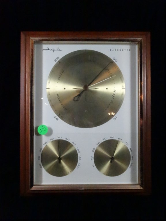 AIRGUIDE BAROMETER WITH THERMOMETER & HYGROMETER, (1 of 6)