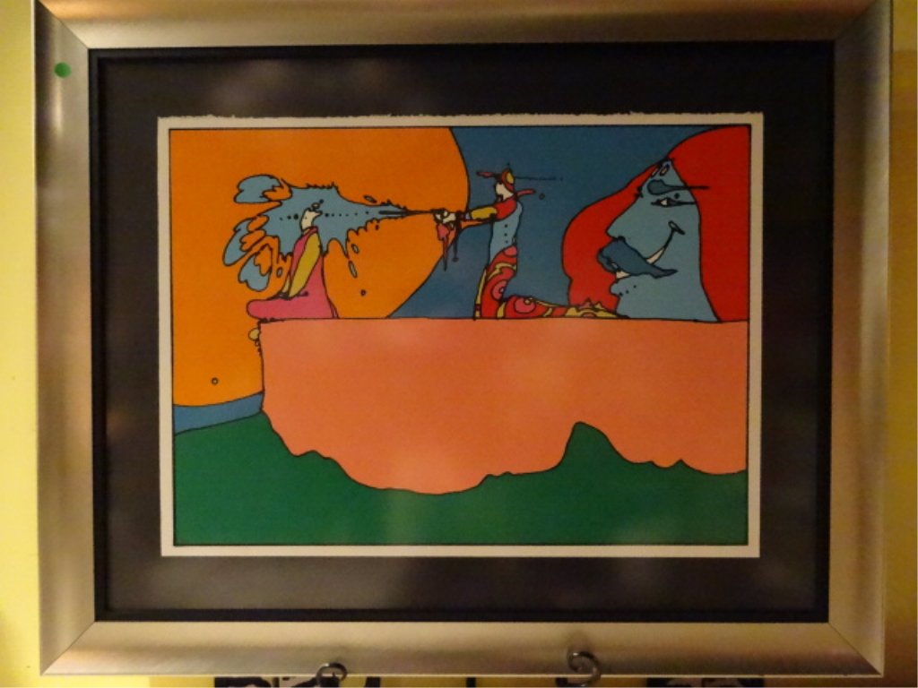 PETER MAX LIMITED EDITION SERIGRAPH, GIVING THE LIGHT, (1 of 10)