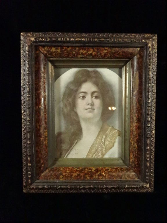 FRAMED SHEET MUSIC COVER, DREAM GIRL BY SAM FOX (1 of 6)