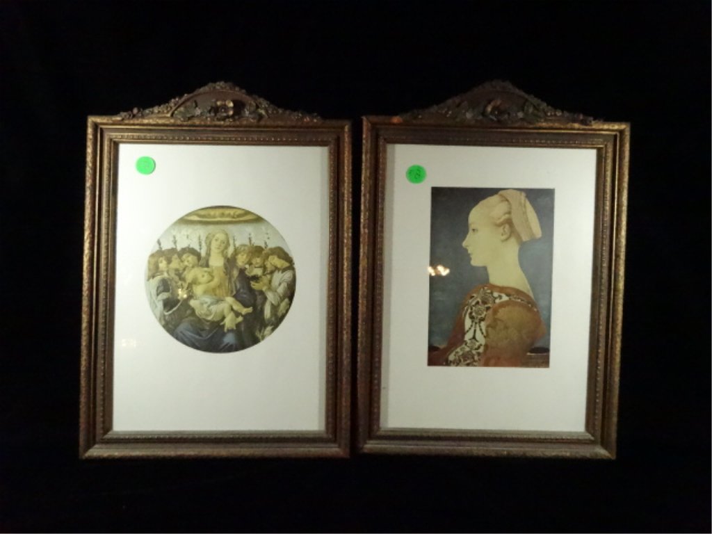 2 FRAMED PRINTS, INCLUDES BOTTICELLI'S MADONNA OF THE (1 of 8)