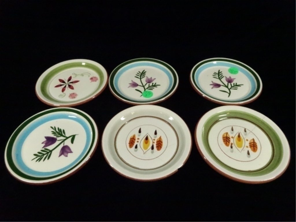 6 PC STANGL POTTERY COASTER, 2 WITH DAMAGE, APPROX 5 (1 of 8)