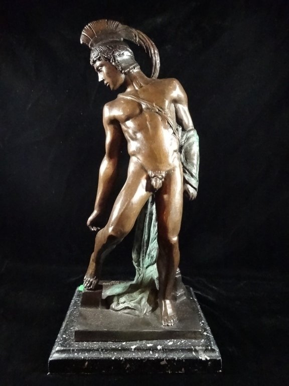 BRONZE SCULPTURE, ROMAN CENTURION, LIMITED EDITION #18 (1 of 8)