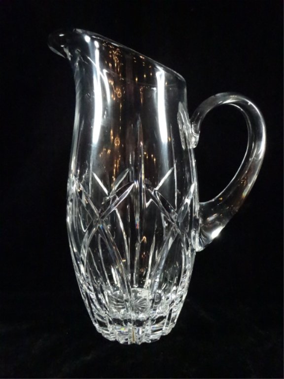 CARTIER CRYSTAL PITCHER, APPROX 10"H (1 of 5)