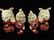 PAIR CHINESE CERAMIC FOO DOGS, APPROX 7"H - 5