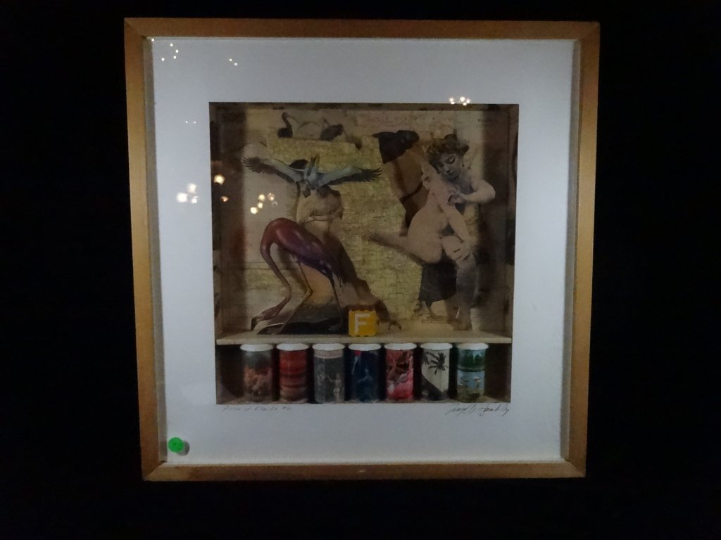 TRACY W. HAMBLEY SHADOWBOX ASSEMBLAGE, "PIECES OF (1 of 6)