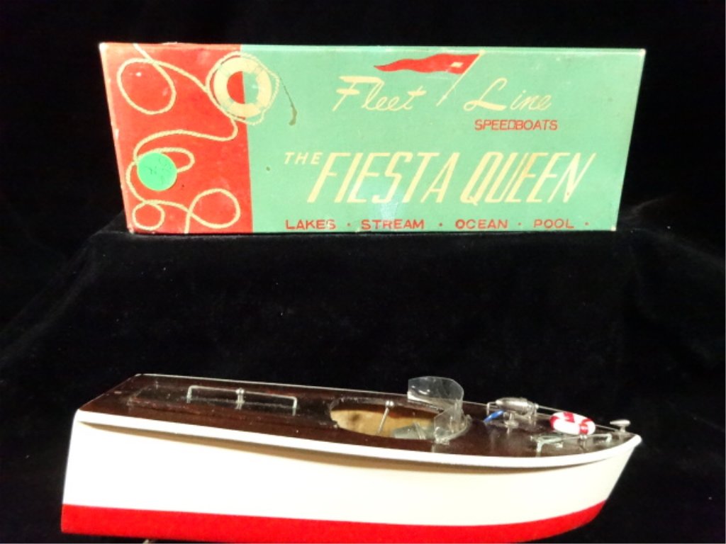 VINTAGE 1950'S FLEET LINE "FIESTA QUEEN" BATTERY (1 of 6)