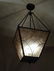 PAIR OF ORNATE BRONZE FINISH CEILING LIGHTS, #10 OF 10 - 2