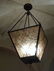 PAIR OF ORNATE BRONZE FINISH CEILING LIGHTS, #10 OF 10 - 3