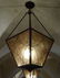 PAIR OF ORNATE BRONZE FINISH CEILING LIGHTS, #10 OF 10 - 4