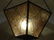 PAIR OF ORNATE BRONZE FINISH CEILING LIGHTS, #10 OF 10 - 7