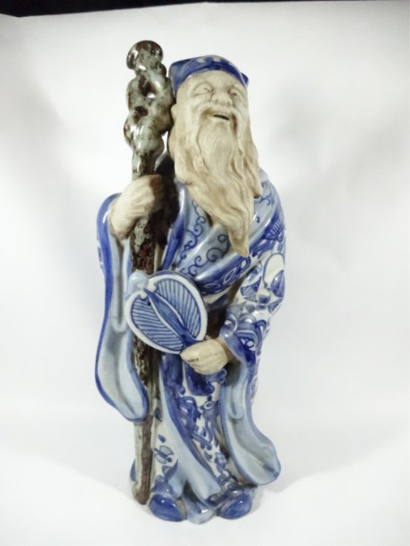 PORCELAIN IMMORTAL FIGURINE, BY ANDREA BY SADEK, APPROX: PORCELAIN IMMORTAL FIGURINE, BY ANDREA BY SADEK, APPROX 14.25"H