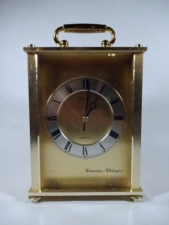 SEIKO CARRIAGE CLOCK, WESTMINSTER WHITTINGTON, APPROX