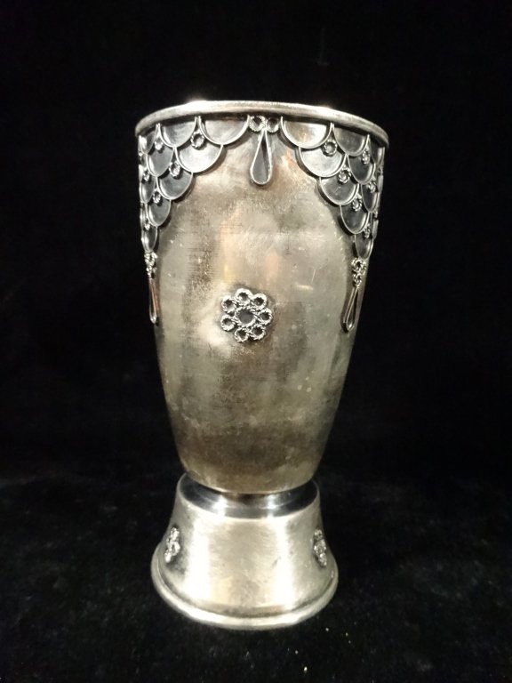 STERLING SILVER CUP, APPROX 64 GRAMS, APPROX 4 5/8"H (1 of 3)