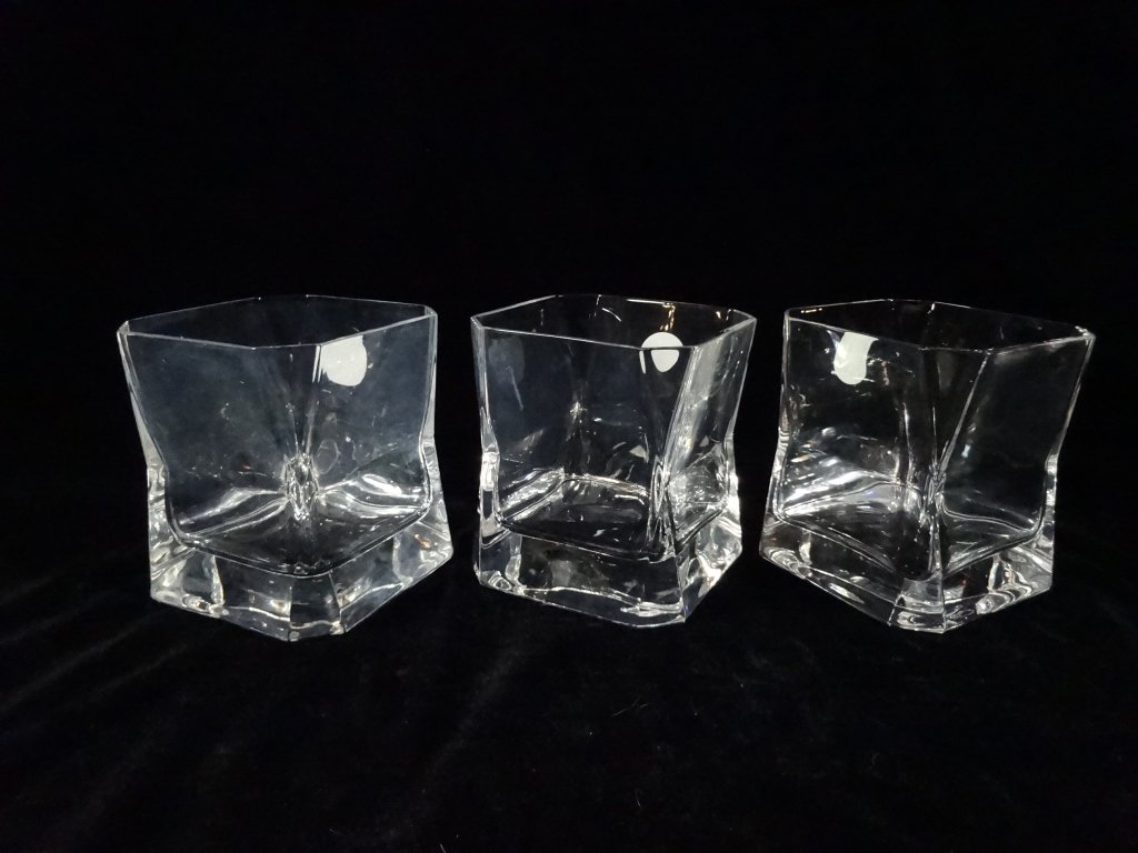 3 CRYSTAL ROCKS GLASSES, APPROX 3.75"H (1 of 4)