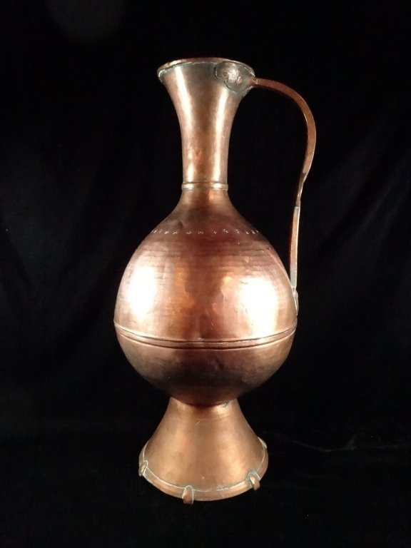 LARGE COPPER EWER, APPROX 22"H, SKU560.17 (1 of 4)