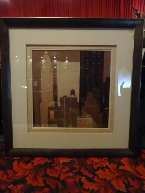 XAVIER CARBONELL PRINT, NEW YORK CITY SKYLINE, SIGNED (1 of 5)