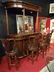 5 PC NEOCLASSICAL PULASKI BAR, 4 SWIVEL BARSTOOLS,