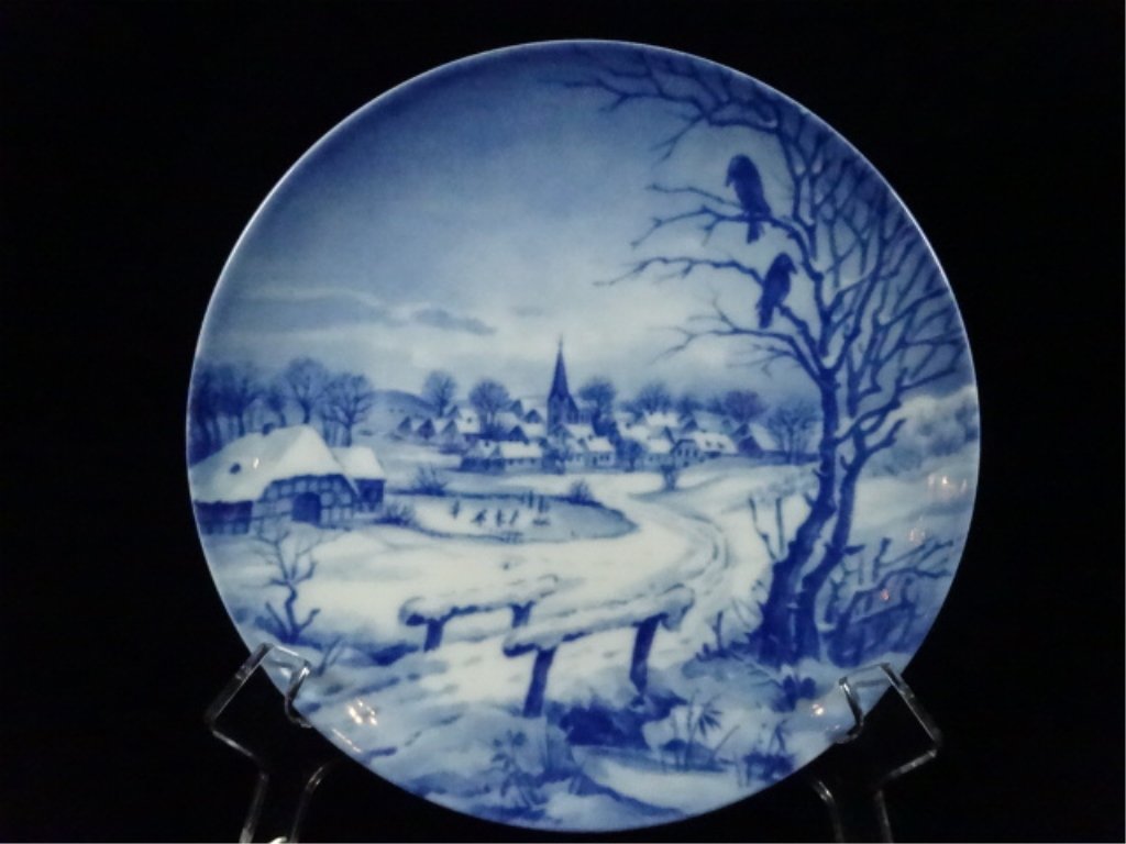CHRISTMAS PLATE 1972, MADE IN WEST GERMANY, APPROX 7 (1 of 3)