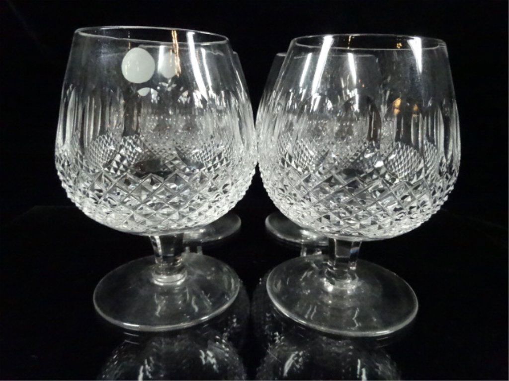 4 PC WATERFORD CRYSTAL BRANDY GLASSES, APPROX 5.25"H (1 of 6)